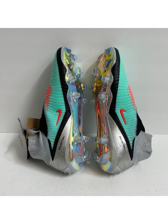 NEW Nike Phantom 6 Elite FG Chrome Black Soccer Cleats IH3735-001 Size 7.5